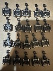  20  10 Pair Of  n  Scale Trucks With Wheels   Long Rapido Style Couplers