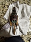 Vintage Rich Lavalle Signed Tlingit Northwest Coast Carved Wood Raven Rattle
