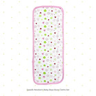 Baby 3 Pack 100  Cotton Burp Cloths For Newborn Boys And Girls  Pink Flower  One