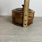 Wooden Round Box Hand Turned Artisan Made  Various Woods Round Jewelry Storage