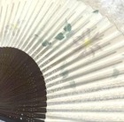 Folding Sensu Fan Good Condition Tessen Iron Wire Flower