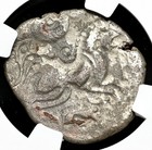 Celtic  Gaul  Coriosolites  100-50 B c  Billon Stater  Ngc Vf