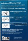 Teeth Whitening White Strips  2 Pkgs Walgreens 20 Strips 10 Treatments