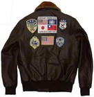 Tom Cruise Top Gun Pete Maverick Bomber Fur Leather Flying Flight Jacket For Men