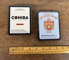 Cohiba   Punch Cigars Empty Tins Lot Of 2 Mini Storage Trinket Crafts Use