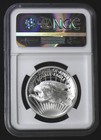 St  Gaudins Double Eagle Indian High Relief Pf-70 Ultra Cameo 1oz Silver Commem