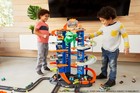 Ultimate Garage Track Set With 2 Toy Cars  City Playset With Multi-level Side   