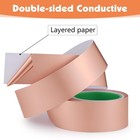 Copper Foil Tape With Conductive Adhesive For Guitar   Emi Shielding  2 X 33 