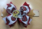 San Francisco 49ers Football Inspired Hair Bow