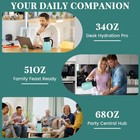 Wyhvand 34 Oz Thermal Coffee Carafe  Stainless Steel 34 Ounces  Blue 