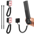  2-pack Magnetic Remote Control Holders With Spring Ropes - Safely Secure Tv 