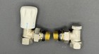 1 2  Angle Thermostatic Radiator Valve Set