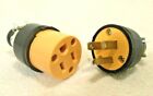 End Plugs Lot Of 10  5-m 5-f  Extension Cord Replacement End Plugs 125v 15a  