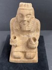 Near Eastern Stone Figurine   Antique Carved Sculpture Stone   Rare Collectible