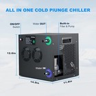 Pro Water Chiller Cold Plunge Ice Bath Chiller Cooler With Built Filter And Pump