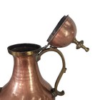 Vtg Hammered Brass Copper Dallah Omani Coffee Pot Islamic Arabic 13 