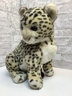 Applause Plush Snow Leopard Vintage Realistic 14    Wildcat Stuffed Animal Large