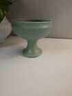 Vintage  Mccoy Floraline 461 Green Footed Pedestal Planter Vase Ceramic