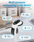 3d Embossing Label Maker With 6 Color Label Tapes 3 8  For Dymo Omega Xpress