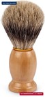 Qshave 100  Best Original Pure Badger Hair Shaving Brush Handmade  Real Wood Bas
