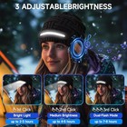  Bluetooth Beanie With Light  Knitted Hat  Usb Rechargeable  Contains 40 White 