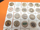 50 Piece Vintage Wooden Nickels Tuits Lot 3 - Great For Collection