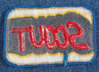 Nos Original International Scout 3  Patch 4x4 Auto Truck Off Road Red Letters