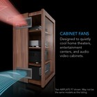 Airplate P7  Cooling Fan System Thermal Triggering  Home Theater Av Cabinets