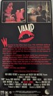 Vamp 1986 Vhs Starring Grace Jones  Chris Makepeace Horror Movie Video Tape