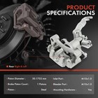 Pair Rear Brake Caliper W  Bracket For Nissan 200sx 1995-1998 Sentra 1995-1999