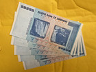 Lot Of 5          Zimbabwe 100 Trillion Dollar Aa 2008      Pre-order  Ships 06 14 25
