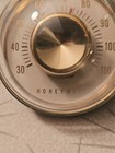Vintage Honeywell Desktop dashboard Thermometer 50 s Turquoise Color Base