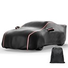 Joytutus Car Cover Compatible With 1994-2024 Mustang Black Without Cotton Inner
