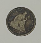 1875-cc 20c Silver Liberty Seated Twenty Cents Anacs G6 Old Small Holder Soapbox