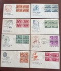  24  1948 1949 Cacheted First Day Covers- Addressed  most W  Blocks 