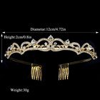 Gold Tiaras For Women  Gold Rhinestone Princess Crown Small Tiara For Women Hall