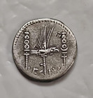 Roman Silver Coin Mark Antony  32-31bc Denarius Leg Iv