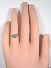 Antique Art Deco Engagement Ring Sz 6 25 Uk-m 18k Multitone Gold Egl Usa 1920 s