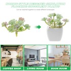 Unpotted Realistic Succulents Fake Plants Mini Artificial Faux Cactus
