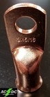  100  2 Gauge Ring 5 16  Hole Terminal Battery Lug Bare Copper Un-insulated Awg