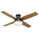 Hunter 52 Inch Indoor Ceiling Fan With Led Light - - Dempsey 59447  Noble Bronze