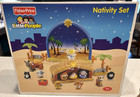 Vintage Fisher Price Little People Christmas Nativity 2008 Complete Works W Box