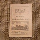 Libby Prison War Museum 3 Piece Group - Catalog And 2 Unusual Post And Ad  Cards