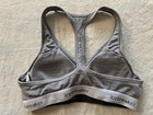 Icebreaker Size M Wool Gray V Neck Sports Bra