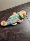 Ty Beanie Baby 9 Inch Rainbow The Iguana Chameleon Toy 1997 New With Tags
