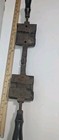 Rare Antique Cast Iron Fitting Mold Wood Handle
