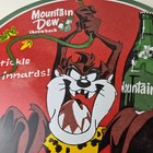 Vintage Mountain Dew Sign - Porcelain Gas Service Station Pump Soda Bottle Sign