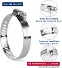Hose Clamp  100 Pieces 5 8 Inch Stainless Steel Hose Clamps