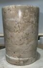 Vintage Italian Marble Bookends Split Column Classical Polished Stonewall