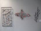 Mcm Brutalist Abstract Metal Wall Art Copper Eames Bowie